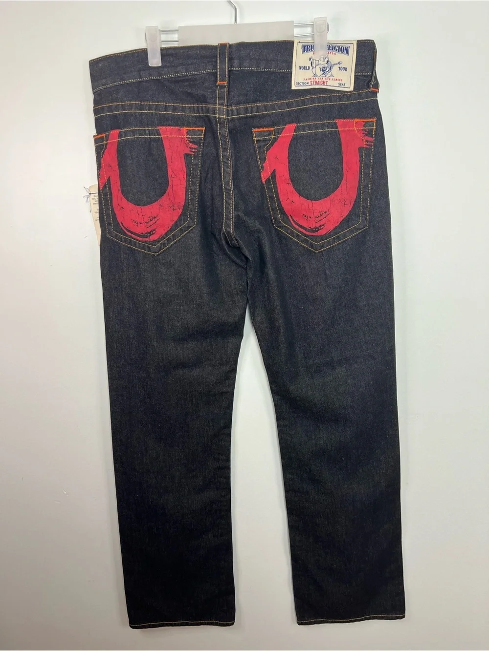 True Religion Ricky Straight Jeans Dark Wash NWT Men’s 33x34